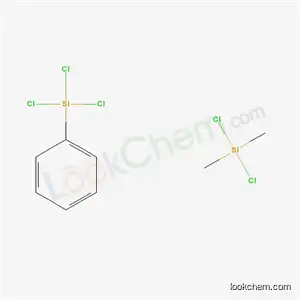 Molecular Structure of 28326-02-5 (Silane, dichlorodimethyl-, polymer with trichlorophenylsilane)