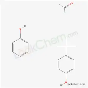 Molecular Structure of 28453-20-5 (Formaldehyde, polymer with 4-(1,1-dimethylethyl)phenol and phenol)