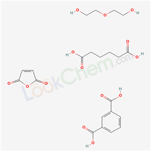 1,3-Benzenedicarboxylic acid, polymer with 2,5-furandione, hexanedioic acid and 2,2-oxybisethanol