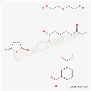 Molecular Structure of 28472-89-1 (1,3-Benzenedicarboxylic acid, polymer with 2,5-furandione, hexanedioic acid and 2,2-oxybisethanol)