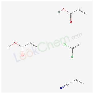 2-Propenoic acid, polymer with 1,1-dichloroethene, methyl 2-propenoate and 2-propenenitrile