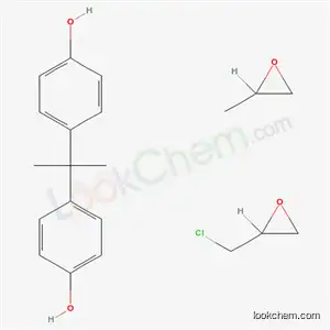 Molecular Structure of 36484-54-5 (Phenol, 4,4-(1-methylethylidene)bis-, polymer with (chloromethyl)oxirane and methyloxirane)