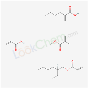 2-Propenoic acid, 2-methyl-, methyl ester, polymer with butyl 2-propenoate, 2-ethylhexyl 2-propenoate and 2-propenoic acid