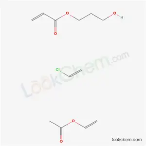 Chloroethene;ethenyl acetate;3-hydroxypropyl prop-2-enoate