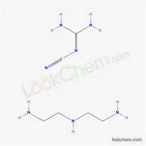 Molecular Structure of 64366-83-2 (2-cyanoguanidine - N-(2-aminoethyl)ethane-1,2-diamine (1:1))