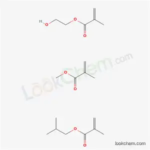 Molecular Structure of 52002-56-9 (2-Hydroxyethyl methacrylate, methyl methacrylate, isobutyl methacrylate polymer)