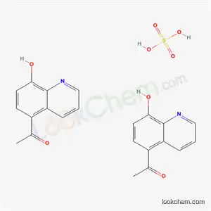 Molecular Structure of 57130-91-3 (Bis(5-acetyl-8-hydroxyquinolinium) sulphate)