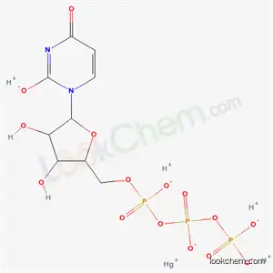 Molecular Structure of 67508-92-3 (5-mercurideoxyuridine triphosphate)