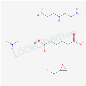 N'-(2-aminoethyl)ethane-1,2-diamine,2-(chloromethyl)oxirane,hexanedioic acid,N-methylmethanamine