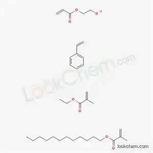 Dodecyl 2-methylprop-2-enoate;ethyl 2-methylprop-2-enoate;2-hydroxyethyl prop-2-enoate;styrene