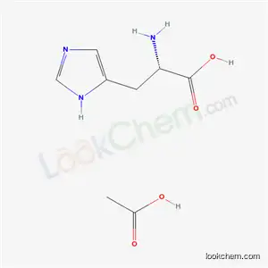 Molecular Structure of 71173-63-2 (L-histidine monoacetate)
