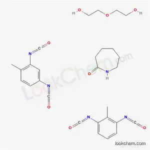 Molecular Structure of 71519-77-2 (2H-Azepin-2-one, hexahydro-, polymer with 1,3-diisocyanato-2-methylbenzene, 2,4-diisocyanato-1-methylbenzene and 2,2'-oxybis[ethanol])