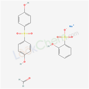Benzenesulfonic acid, hydroxy-, monosodium salt, polymer with formaldehyde and 4,4-sulfonylbis(phenol)
