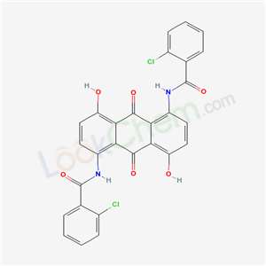 2-chloro-N-[5-[(2-chlorobenzoyl)amino]-4,8-dihydroxy-9,10-dioxo-anthracen-1-yl]benzamide