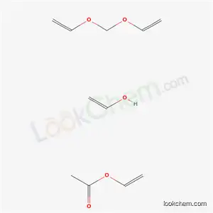 Acetic acid ethenyl ester, polymer with ethenol and 1,1-(methylenebis(oxy))bis(ethene)