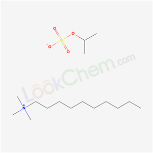 decyl-trimethyl-azanium; 2-sulfonatooxypropane