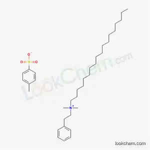 Molecular Structure of 83890-42-0 (dimethyl(octadecyl)phenethylammonium toluene-p-sulphonate)