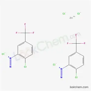 2-chloro-5-(trifluoromethyl)benzenediazonium tetrachlorozincate (2:1)