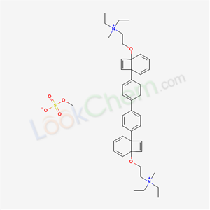 Ethanaminium, 2,2-((1,1-biphenyl)-4,4-diylbis(2,1-ethenediyl-2,1-phenyleneoxy))bis(N,N-diethyl-N-methyl-, bis(methyl sulfate)