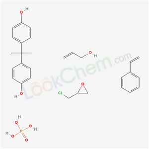 2-(chloromethyl)oxirane;4-[2-(4-hydroxyphenyl)propan-2-yl]phenol;phosphoric Acid;prop-2-en-1-ol;styrene