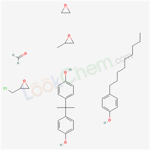Ethylene oxide, propylene oxide, 4-nonylphenol, formaldehyde, 4,4-isopropylidene bisphenol, epichlorohydrin polymer