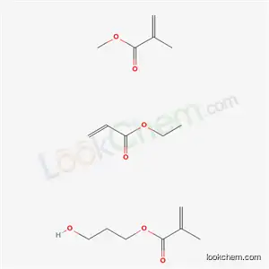 Molecular Structure of 68298-93-1 (2-Propenoic acid, 2-methyl-, methyl ester, polymer with ethyl 2-propenoate and α-hydro-ω-hydroxypoly[ oxy(methyl-1,2-ethanediyl)] ether with 1,2-propanediol mono(2-methyl-2-propenoate) (1:1))