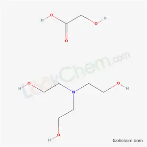 Molecular Structure of 68299-02-5 (Tris(2-hydroxyethyl)ammonium hydroxyacetate)