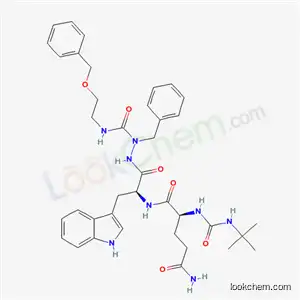 Molecular Structure of 172081-08-2 ((2S)-N~1~-[(2S)-1-(2-benzyl-2-{[2-(benzyloxy)ethyl]carbamoyl}hydrazinyl)-3-(1H-indol-3-yl)-1-oxopropan-2-yl]-2-[(tert-butylcarbamoyl)amino]pentanediamide (non-preferred name))