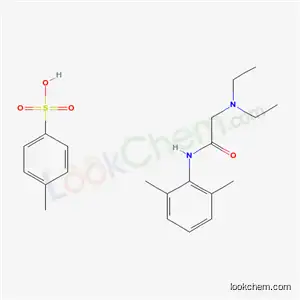 Molecular Structure of 159309-69-0 (N-(2,6-dimethylphenyl)-N~2~,N~2~-diethylglycinamide 4-methylbenzenesulfonate (1:1))