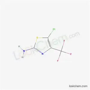Molecular Structure of 134880-91-4 (2-ThiazolaMine, 5-chloro-4-(trifluoroMethyl)-)
