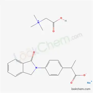 Molecular Structure of 96881-81-1 (sodium; carboxymethyl-trimethyl-azanium; 2-[4-(1-oxo-3H-isoindol-2-yl)phenyl]propanoate)