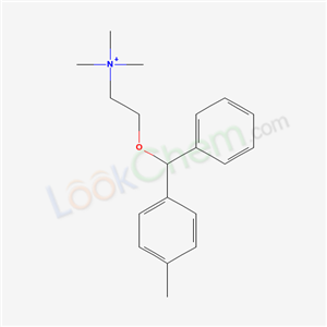 trimethyl-[2-[(4-methylphenyl)-phenyl-methoxy]ethyl]azanium