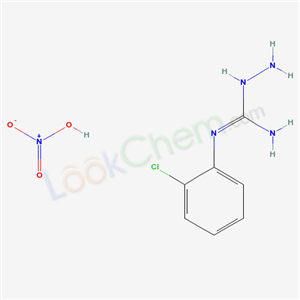 1-amino-2-(2-chlorophenyl)guanidine; nitric acid