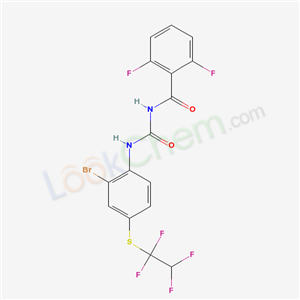 N-[[2-bromo-4-(1,1,2,2-tetrafluoroethylsulfanyl)phenyl]carbamoyl]-2,6-difluoro-benzamide