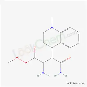 Molecular Structure of 59669-20-4 (α-Amino-β-(aminocarbonyl)-1,4-dihydro-4-methoxy-1-methyl-4-quinolinepropionic acid)