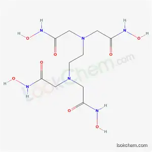 Molecular Structure of 38932-78-4 (2-[2-(bis(hydroxycarbamoylmethyl)amino)ethyl-(hydroxycarbamoylmethyl)amino]-N-hydroxy-acetamide)