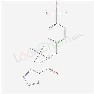 1-imidazol-1-yl-3,3-dimethyl-2-[[4-(trifluoromethyl)phenyl]methyl]butan-1-one
