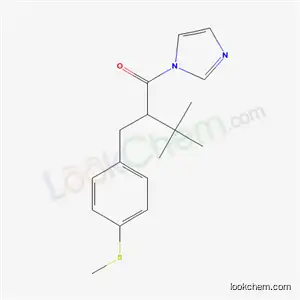 Molecular Structure of 89372-85-0 (1-(1H-imidazol-1-yl)-3,3-dimethyl-2-[4-(methylsulfanyl)benzyl]butan-1-one)