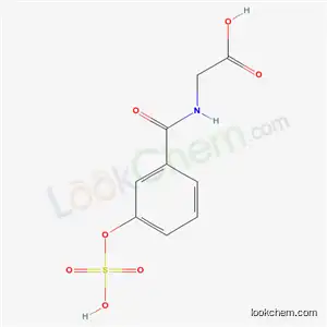 N-[3-(sulfooxy)benzoyl]glycine