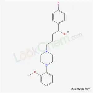 Molecular Structure of 13382-33-7 (2-(4-fluorophenyl)-4-[4-(2-methoxyphenyl)piperazin-1-yl]butan-1-ol)