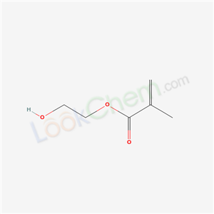 Molecular Structure of 12676-48-1 (Methacrylic acid, 2-hydroxyethyl ester)