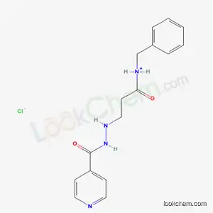 N-benzyl-1-oxo-3-[2-(pyridin-4-ylcarbonyl)hydrazinyl]propan-1-aminium chloride