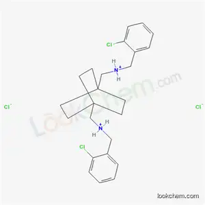 Molecular Structure of 1877-12-9 (bicyclo[2.2.2]octane-1,4-diylbis[N-(2-chlorobenzyl)methanaminium] dichloride)
