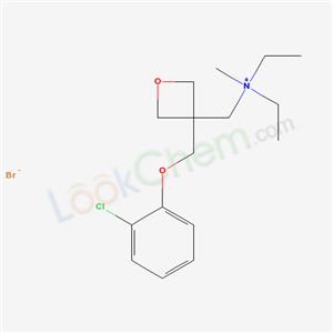 Ammonium, ((3-((o-chlorophenoxy)methyl)-3-oxetanyl)methyl)diethylmethyl-, bromide
