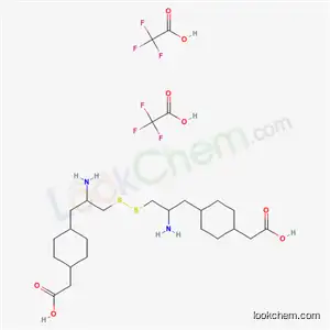 Molecular Structure of 156143-99-6 (1,1'-dithiobis(2-amino-3-(4-(carboxymethyl)cyclohexyl)propane) bis(trifluoroacetate))