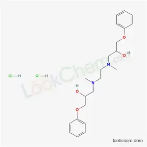 Molecular Structure of 55053-79-7 (1-[2-[(2-hydroxy-3-phenoxy-propyl)-methyl-amino]ethyl-methyl-amino]-3-phenoxy-propan-2-ol dihydrochloride)