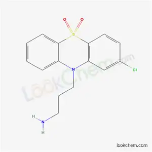 Molecular Structure of 67291-47-8 (3-(2-chloro-5,5-dioxido-10H-phenothiazin-10-yl)propan-1-amine)