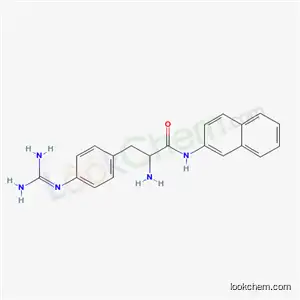 Molecular Structure of 115336-09-9 (Guanidinophenylalanine-2-naphthylamide)