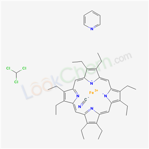 (Cyano)(2,3,7,8,12,13,17,18-octaethylporphinato)(pyridine)iron(III)