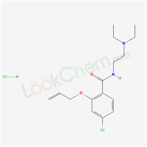 Benzamide, 4-chloro-N-[2-(diethylamino)ethyl]-2-(2-propenyloxy)-, monohydrochloride
